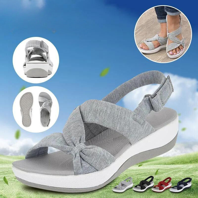 Anneliese – Bequeme Schuhe mit verstellbarer Knöchelschnalle und dicker rutschfester Sohle