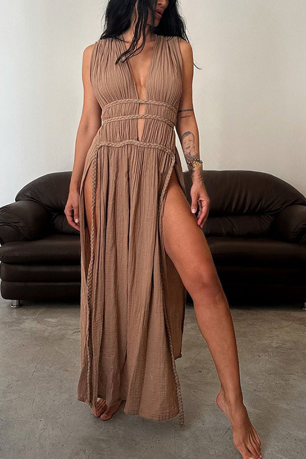 Selin – Leichtes Kleid mit offener Form und weich fließender Passform