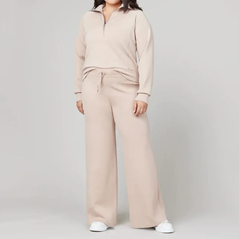 Mila - Schick Langärmelig Weich Loungewear Satz