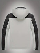 Adam - Langärmelig Wasserdicht Kapuze Jacke Mit Taschen