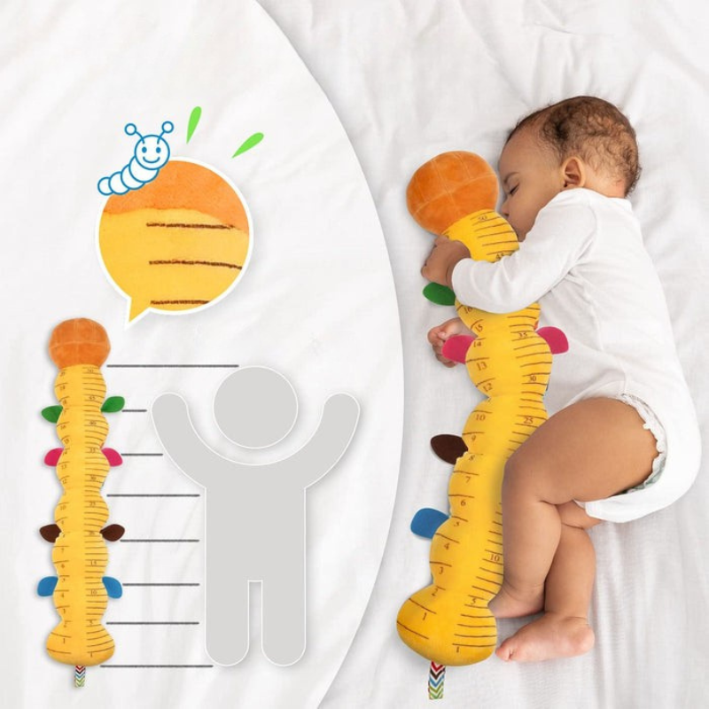 TuneWiggle – Langes weiches Raupenspielzeug mit strukturierten Musiksegmenten