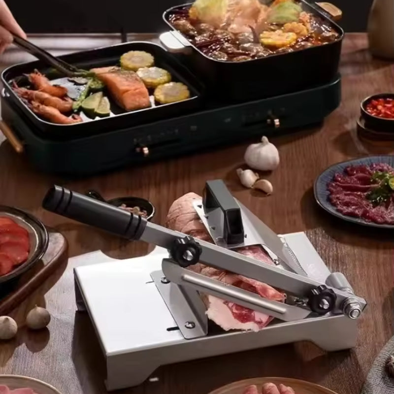 SlicePro – Multifunktionale kompakte Küchenschneidemaschine für Fleisch