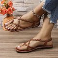 Emma – Sandalen mit offener Spitze verstellbarem Riemen und rutschfester Sohle