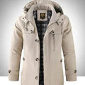 Andreas - Langärmelig Mehrere Taschen Kapuze Jacke Mit Schaltflächen