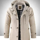 Andreas - Langärmelig Mehrere Taschen Kapuze Jacke Mit Schaltflächen