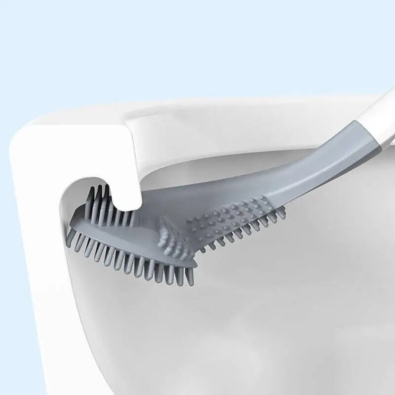 BrushTee – Golfkopf Toilettenbürste mit langem Griff und Wandhaken