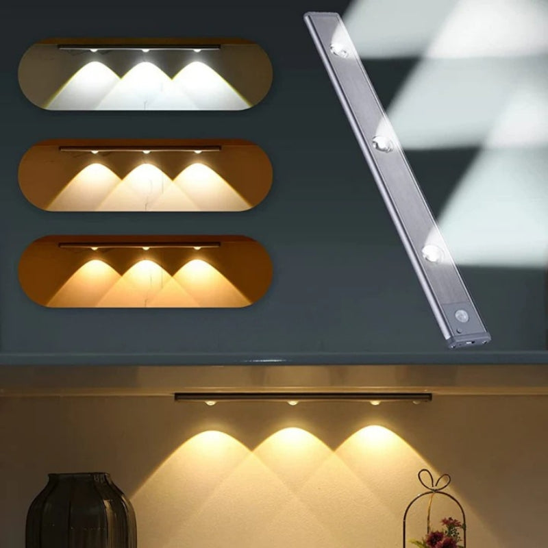 LumeSense - LED Nachtlicht mit USB Akku und kabellosem Bewegungssensor | 1+1 Gratis