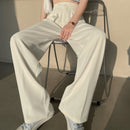 Alina – Elegante Hohe Taille Hose mit Doppelknopfle und weitem Bein