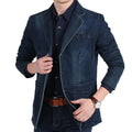 Yannik – Lässige Langarmjacke mit Reverskragen und Knopfverschluss