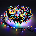 GlowSphere - Wasserdichte LED Lichterkette mit runden Kugeln für drinnen und draußen