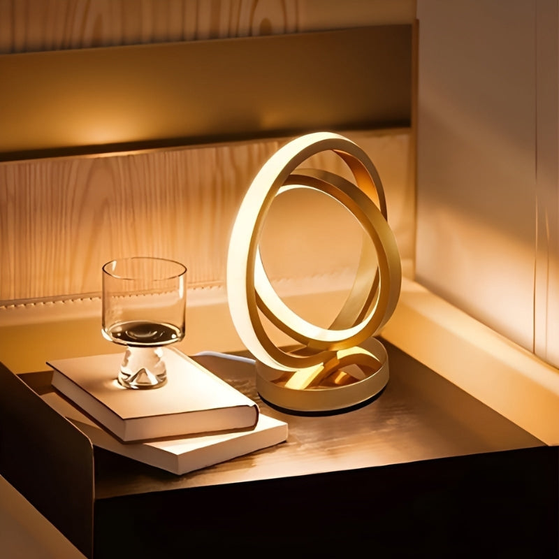 LuxeVision - Moderne dimmbare Tischleuchte mit einzigartigem Design und USB Anschluss