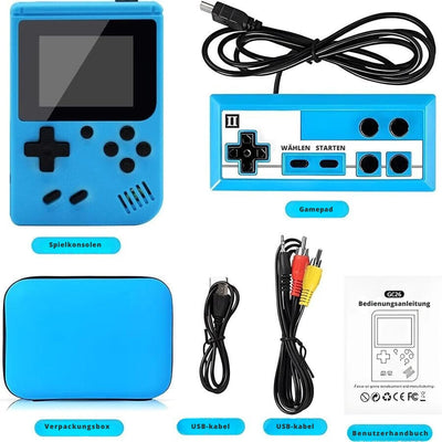 GameHaven Handheld Konsole mit 400 Spielen