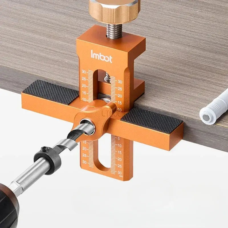 DrillMate – 2 in 1 verstellbare Bohrschablone für Scharniere und Griffe