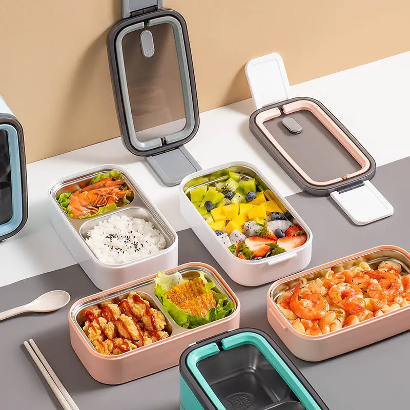 MealMate – Kompakte zweilagige Lunchbox zum einfachen Verpacken von Mahlzeiten
