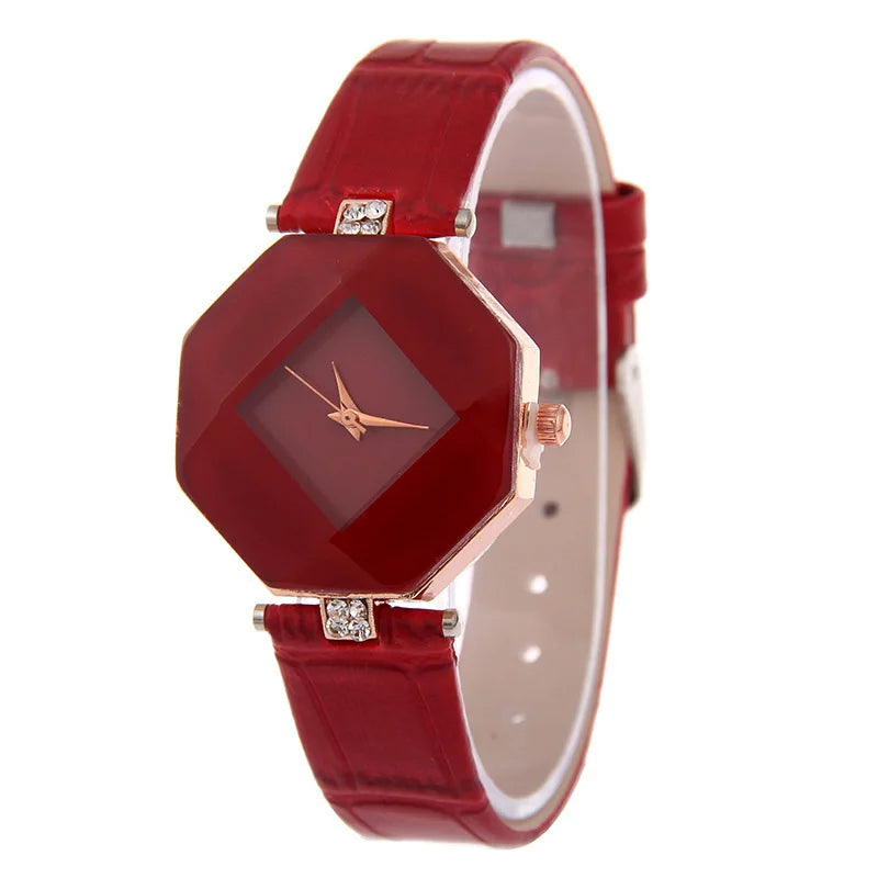 Emma – Lässige Uhr mit verstellbaren Armbändern und lebendigem Zifferblattdesign