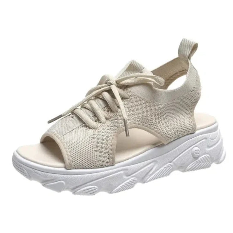 Gisela – Bequeme Sandalen mit dicker Sohle und atmungsaktivem Entwerfen