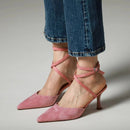 Annalena – Elegante Hoher Absatz Sandaletten mit spitzer Zehenpartie für Komfort