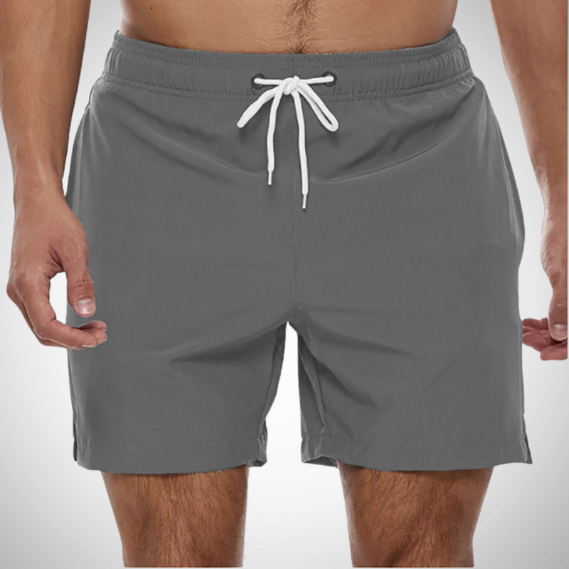 Walter – Leichte Kurze Hosen mit Kordelzug elastischem Bund und Taschen