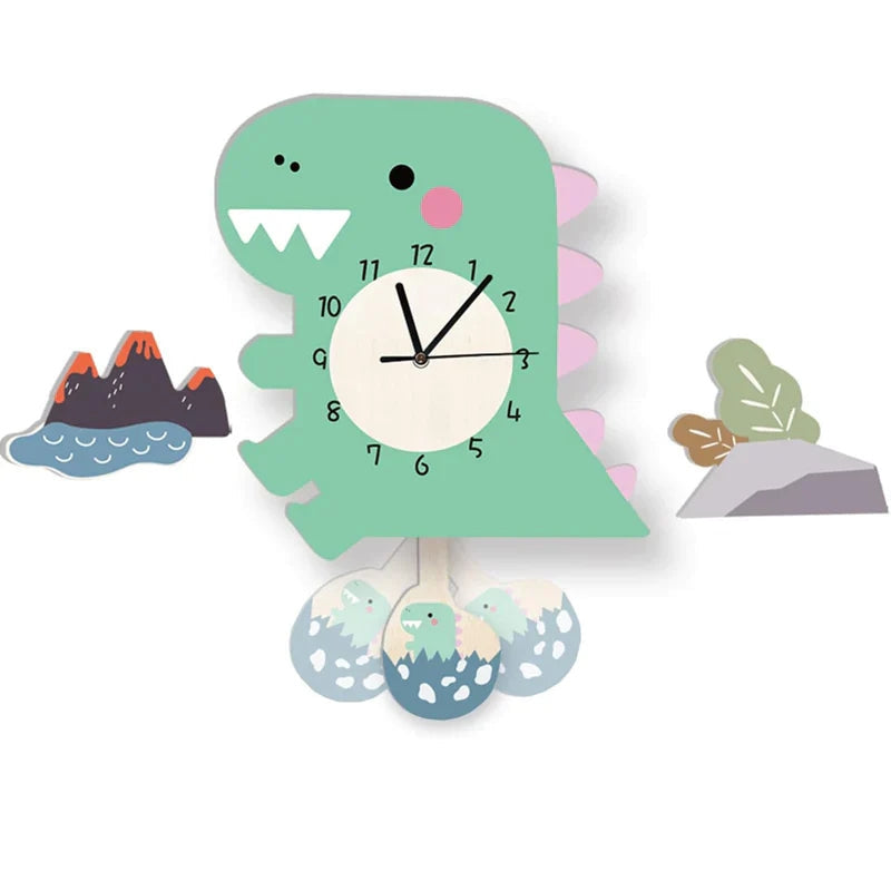ZooClock – Wanduhr mit Tiermotiven und beweglichem Pendeldesign