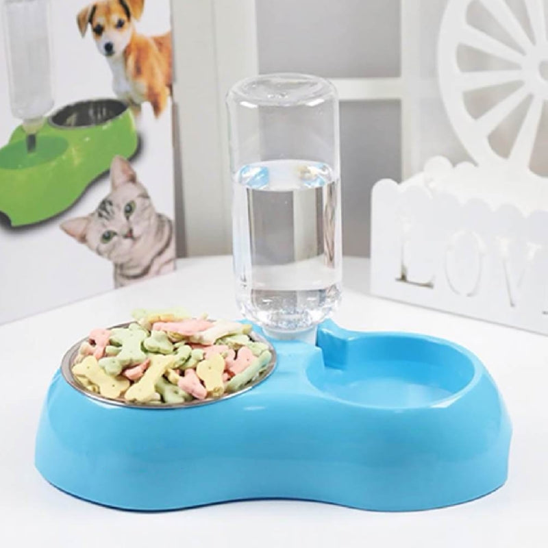 MealPaw - 3 in 1 Futternapf mit Wasserspender und Futterfächern