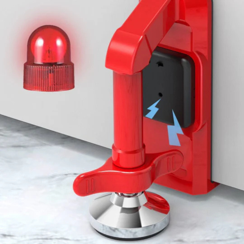 SafeGuard – Tragbarer batteriebetriebener Alarm-Türstopper für Sicherheit