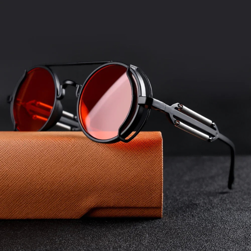 VibeShade – Moderne Sonnenbrille mit rundem Rahmen und UV Schutz