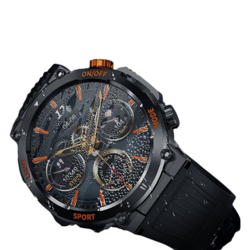Elias – Wasserdichte Smartwatch mit LED Taschenlampe und Schlafmonitor