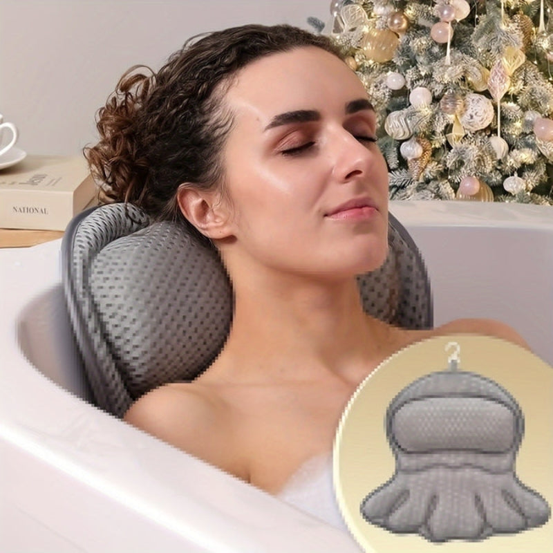 BathaLoom – Luxuriöses Badewannenkissen mit Nacken- und Rückenstütze