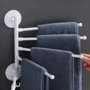 AirFold – Faltbares drehbares Wandregal und Handtuchhalter