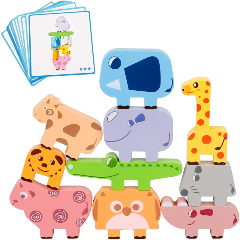 StackCritters – Tier Stapelblockspiel mit Formzuordnung und Gleichgewichtsspiel