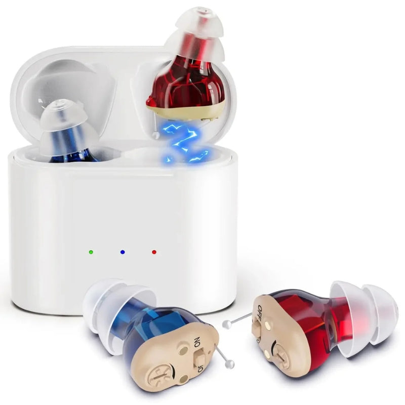 HearTone – Wiederaufladbares Mini Hörgerät kabellos mit klarem verstärktem Klang