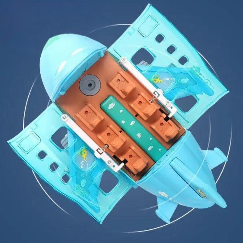 SkyVibe – Elektrisches rotierendes Flugzeugspielzeug mit Musiklichtern