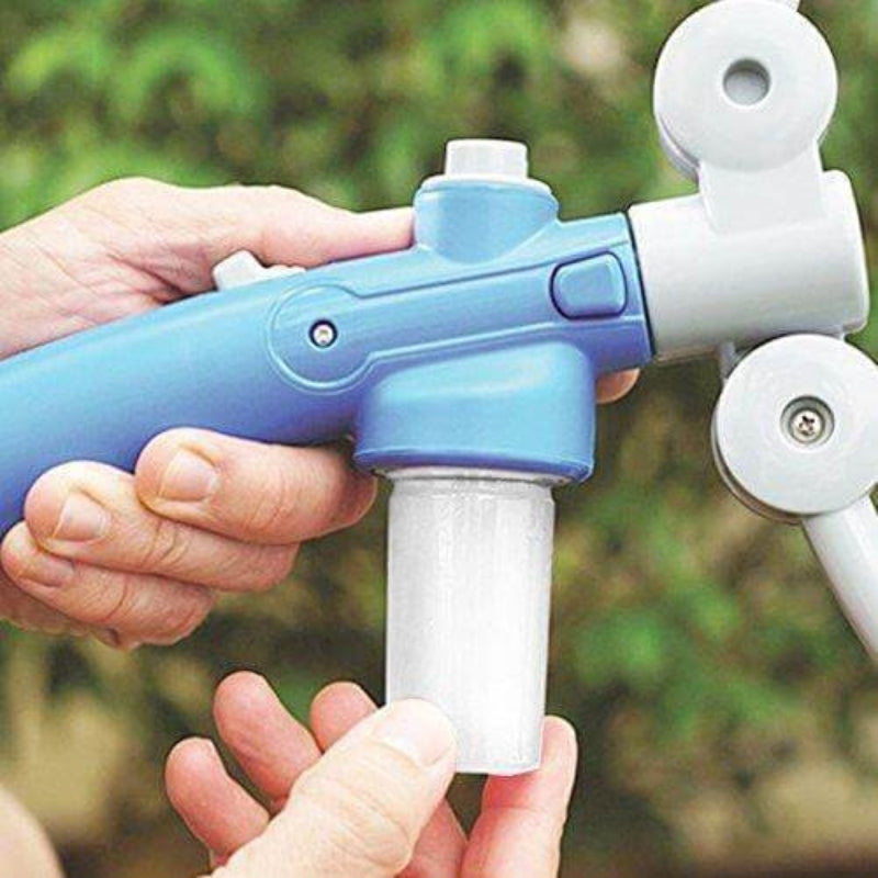 AquaPaws - 360° ringförmiger Hundereiniger mit einstellbarem Sprühdruck