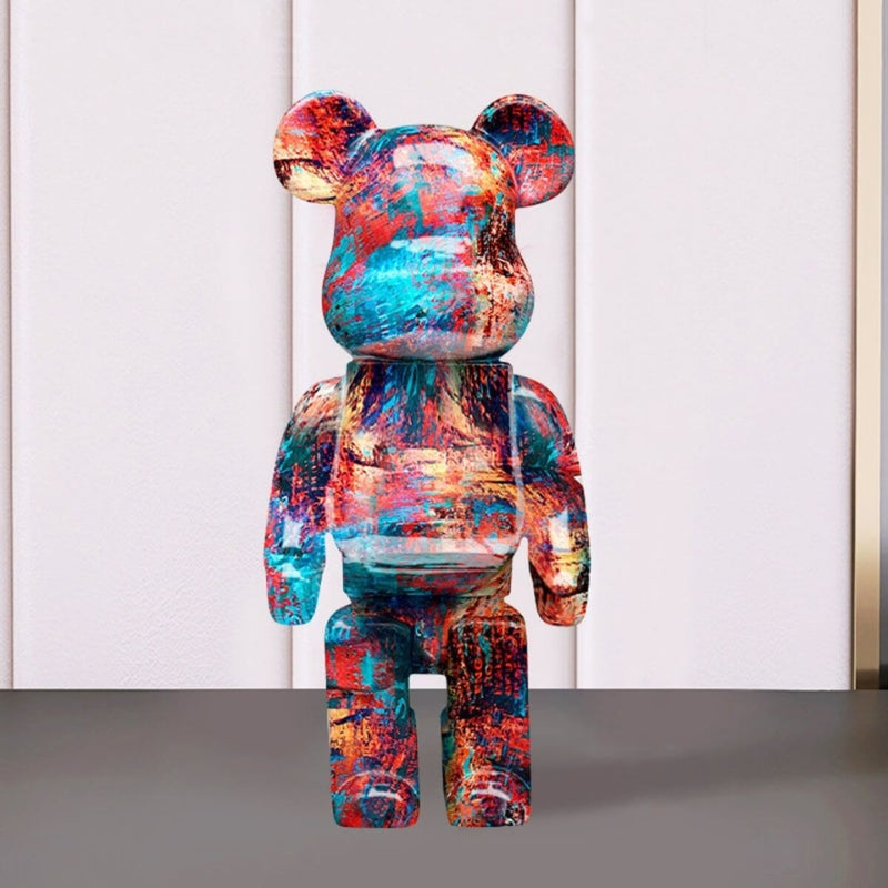 ArtBeast – Kühne künstlerische Bärenfigur für moderne Raumdekoration