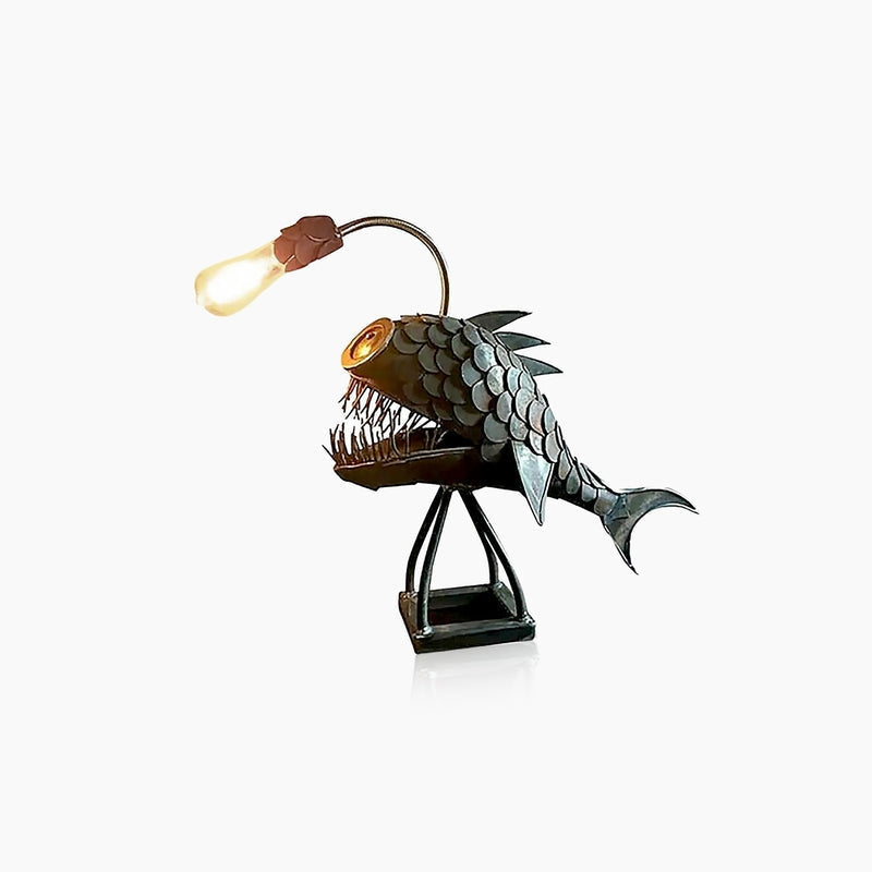 Glowfish - Dekorative Fisch Tischlampe mit flexiblem Kopf