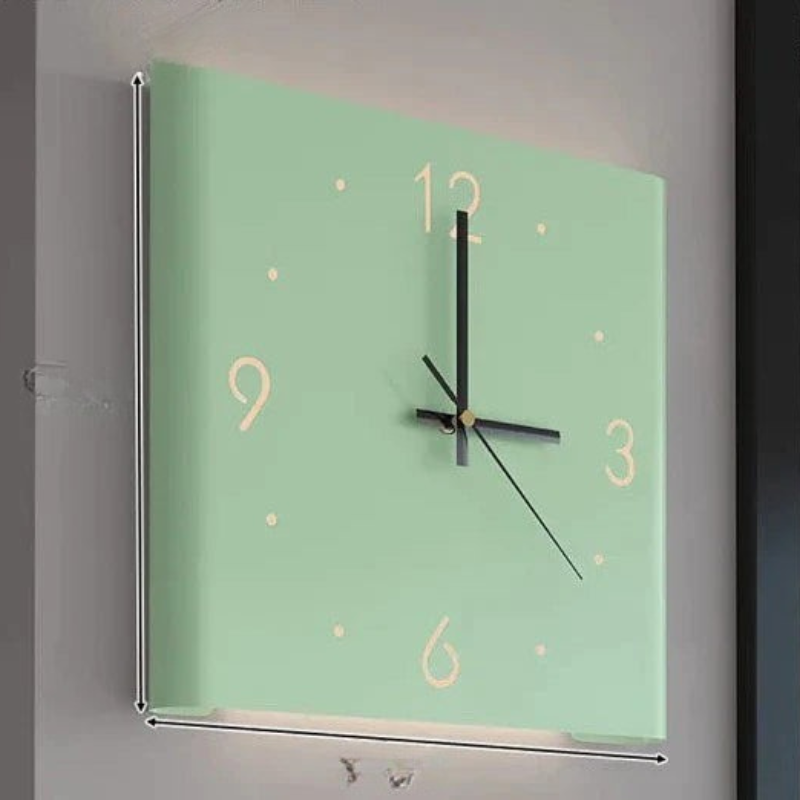 ClockForm - Doppelseitige quadratische Wanduhr für moderne Dekoration
