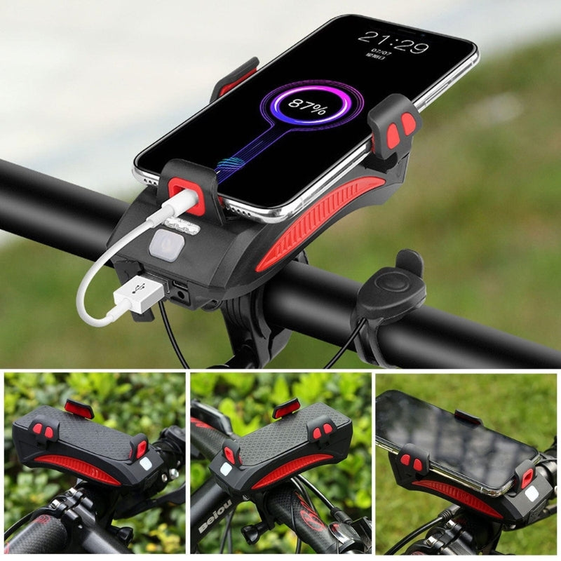 RideLight – Multifunktionales Fahrradlicht mit Powerbank und Handyhalterung