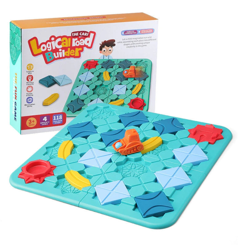 BalliRoute – Logisches Straßenbau Puzzlespiel mit Autoweg und Ballspiel