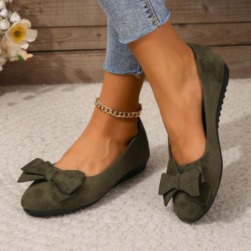 Emilia – Stylische Flache Schuhe mit rutschfester Sohle und runder Spitze
