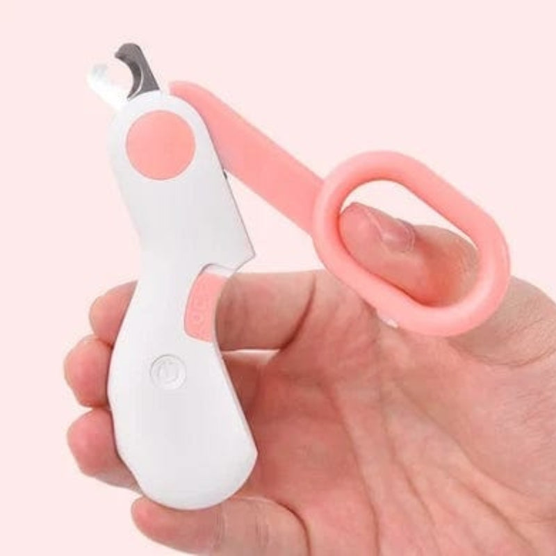 PawGlow – Ergonomischer Krallenknipser für Katzen mit LED Licht für präzises Trimmen