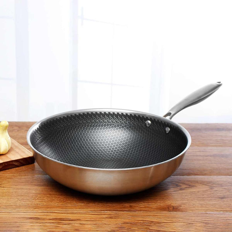 CookGlide – Antihaft Bratpfanne mit Wabenmuster zum Erhitzen und einfachen Reinigen