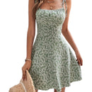 Antonia – Modisches Kleid mit Blumenmuster und Spaghettiträgern