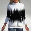 Paula – Lässiger Langarmpullover mit Reißverschluss