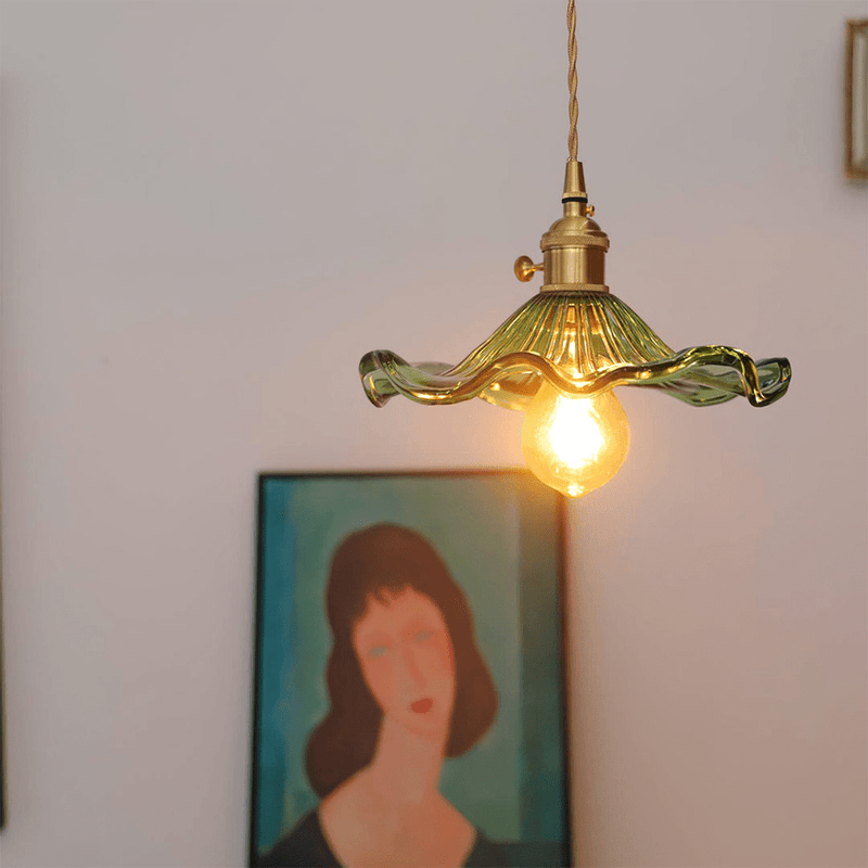 FloraGlow - Elegante blumige LED Pendelleuchte mit künstlerischem Gestaltung für stilvolle Innenräume