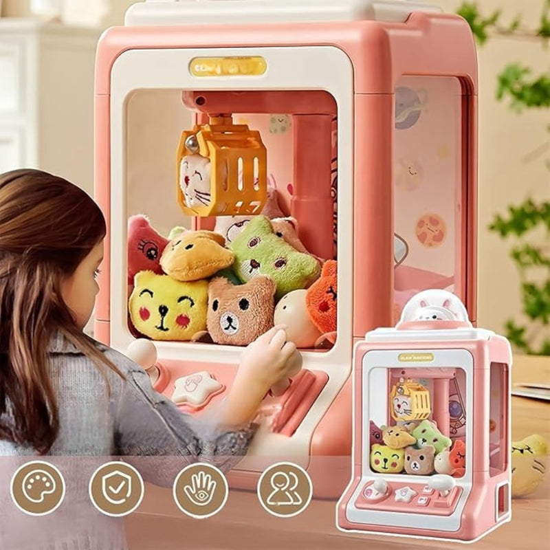 ClawJoy – Mini Greifautomat mit Lichtern Musik und kabelloser Fernbedienung