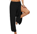 Sophia – Lockere Passform Hohe Taille weites Bein Hosen mit stylischen Schlitzen