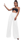 Sophia – Locker sitzende Hose mit hoher Taille und weitem Bein für mühelosen Stil