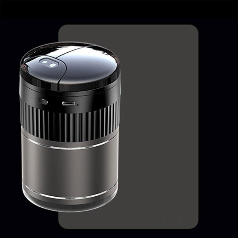 SmokeSeal – Smart Touch Autoaschenbecher mit USB Ladefunktion und Rauchclip