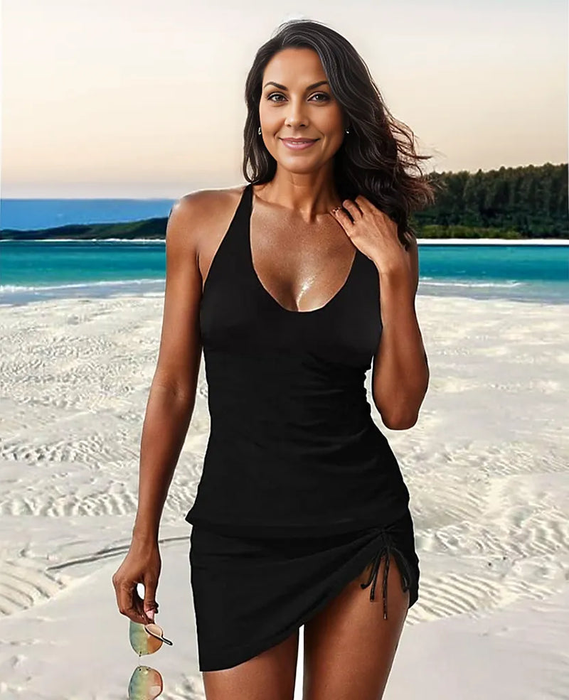 Kaia – Vintage Tankini Badeanzug