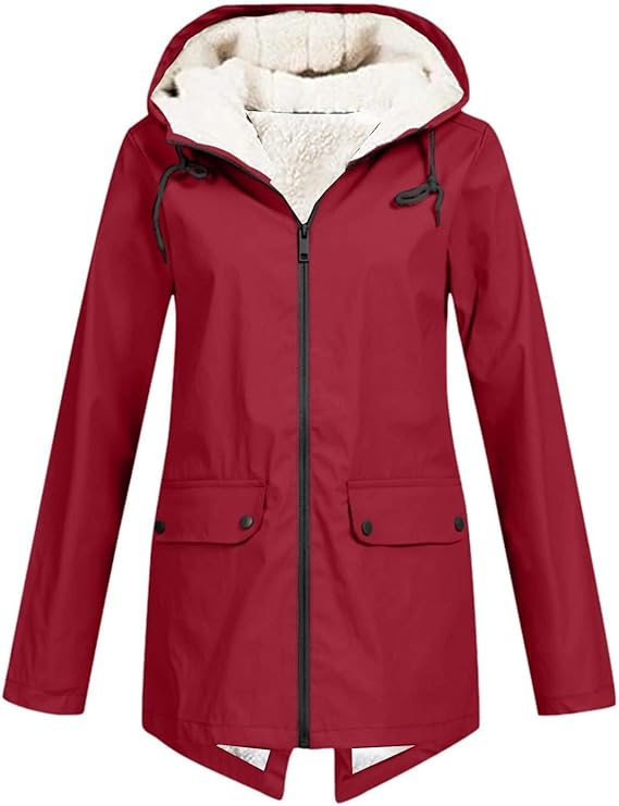 Emma - Warmes Langarmshirt Kapuze Jacke Mit Reißverschluß